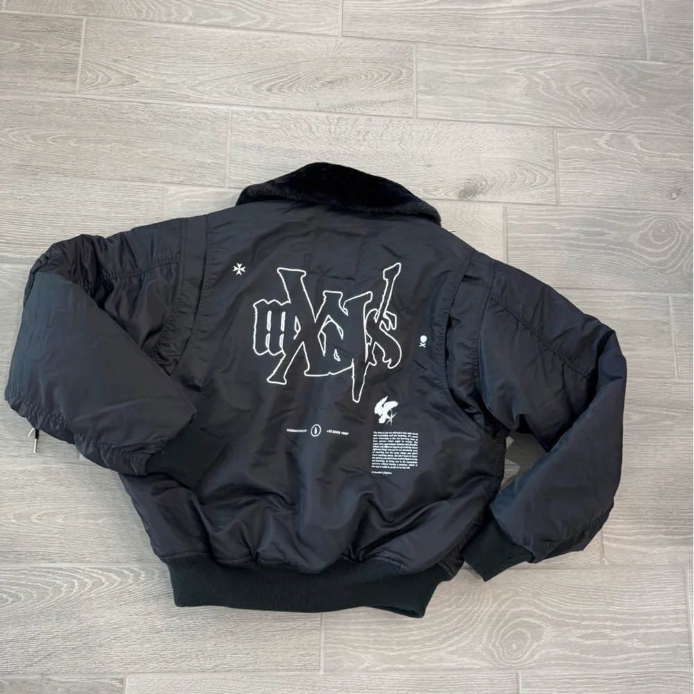 MXDVS Bomber 3.1 Flight Jacket Size Large VGUC - Picture 4 of 8